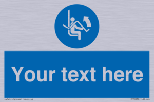 Custom Mandatory: Open safety bar of chairlift